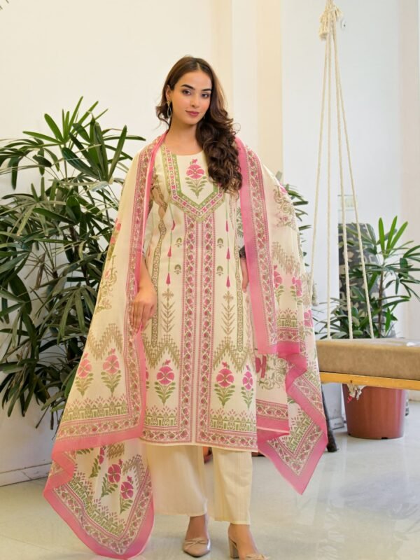 Gulnaar Cotton Suit Set